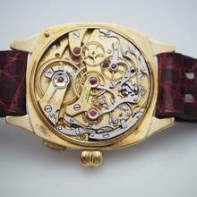 Thumbnail von Longines vintage Chronograph 13.33 / 1935 Gold 18k/750 Serviced+ Archiv-Extract ULTRA RARE