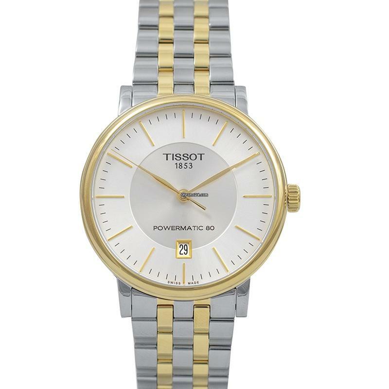 Tissot Carson T122.407.22.031.00 - T-Classic Carson Premium Powermatic 80 Automatic Silver Dial Men's Wa </h1>