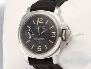 Thumbnail von Panerai Luminor Marina Base 44mm Pam00777 2019 Edelstahl Handaufzug Stahl Steel Black Dial </h1>