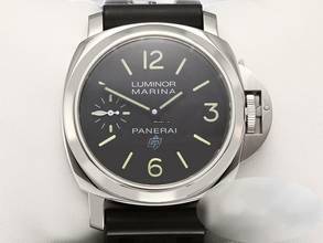 Thumbnail von Panerai Luminor Marina Base 44mm Pam00777 2019 Edelstahl Handaufzug Stahl Steel Black Dial </h1>