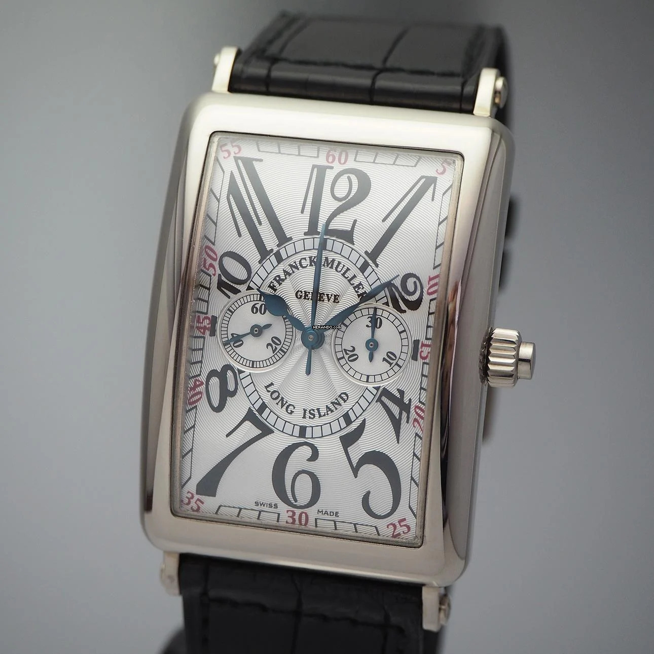  Franck Muller Long Island Chronograph Monopulsante Ref.: 1100MP WG 18k/750 Box + Papiere 