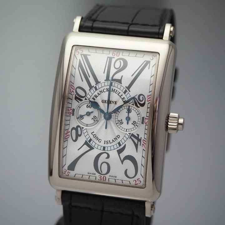  Franck Muller Long Island Chronograph Monopulsante Ref.: 1100MP WG 18k/750 Box + Papiere 