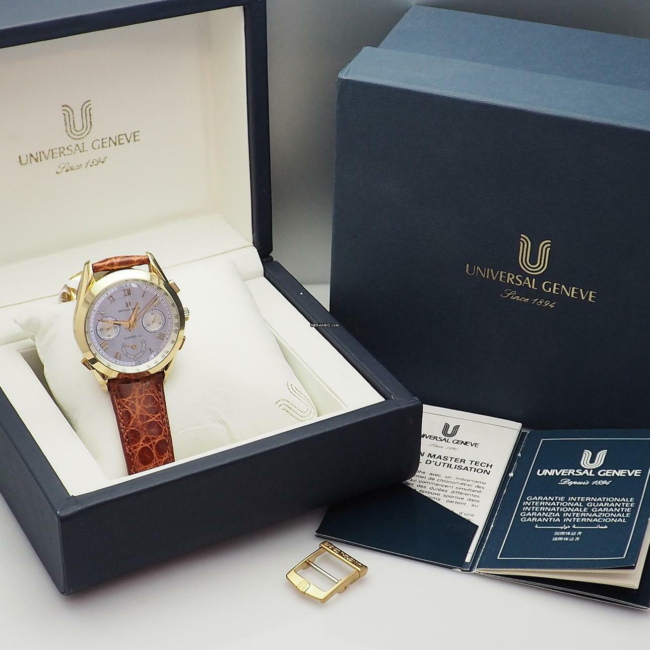 Thumbnail von Universal Genève Chronograph Master Tech Rattrapante Limited Edition 200 Gold 18k/750