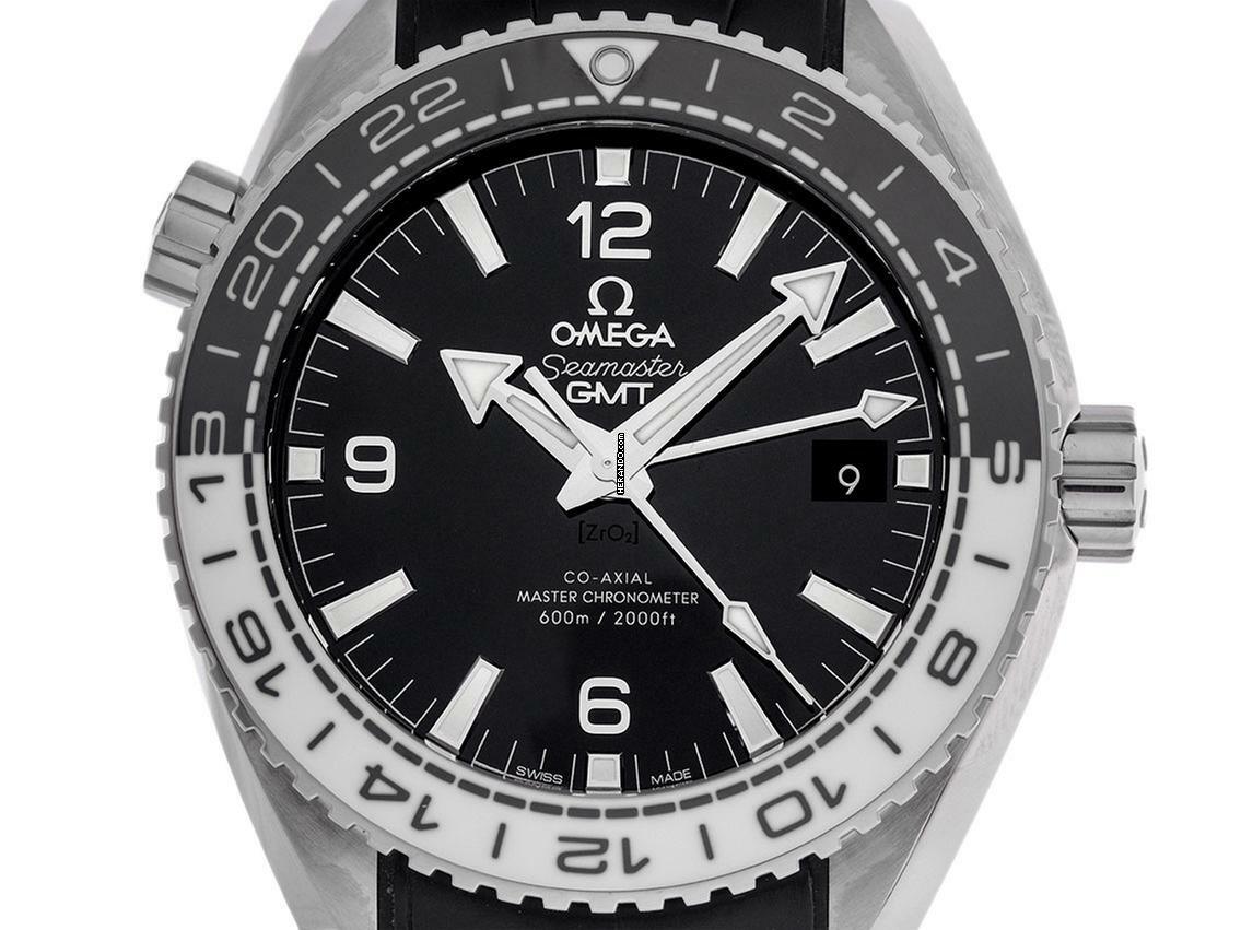  Omega Seamaster Planet Ocean GMT 600M Ref.215.33.44.22.01.001 Full Set Ungetragen 