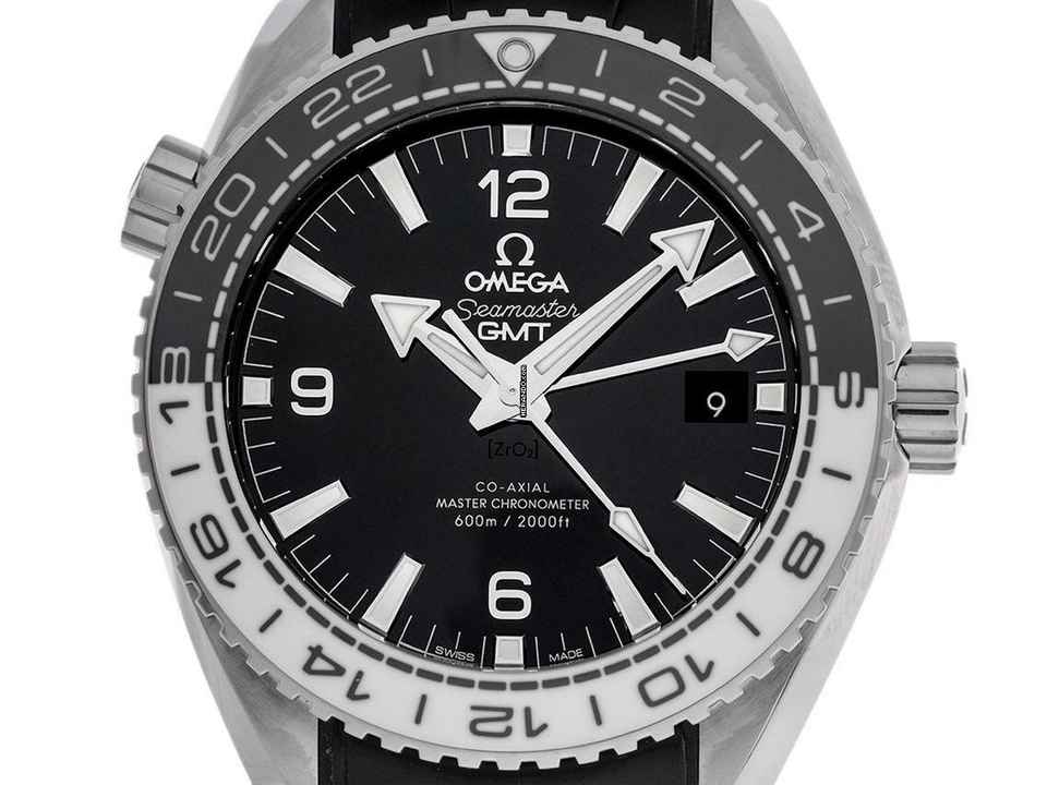  Omega Seamaster Planet Ocean GMT 600M Ref.215.33.44.22.01.001 Full Set Ungetragen 