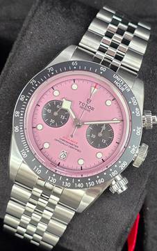  Tudor Black Bay Chrono 'Pink' M79360N-0019 'Inter Miami CF' Unworn/New Condition Full Set 2-2026 Full Stickers 