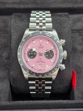 Thumbnail von Tudor Black Bay Chrono 'Pink' M79360N-0019 'Inter Miami CF' Unworn/New Condition Full Set 2-2026 Full Stickers