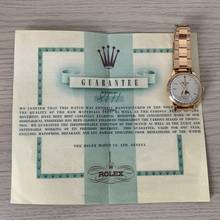 Thumbnail von Rolex Padellone 8171 Triple Date Moon Phase pink gold 18KT Full Set 1950’s </h1>