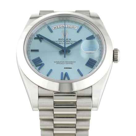  Rolex Day-Date 40 Platin Ice Blue </h1> 