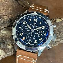 Thumbnail von Breitling Super Avi B04 Chronograph GMT 46 P-51 Mustang - FULL SET 2022 - Ref. AB04453A1B1 </h1>