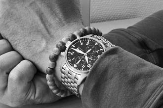 Thumbnail von IWC Fliegeruhr Chronograph Pilot Chronograph Racing Green Edition mit IWC Edelstahlarmband </h1>