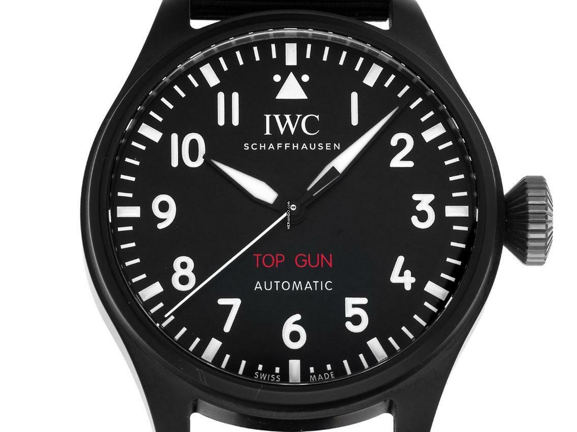 IWC Große Fliegeruhr Top Gun Big Pilot´s Watch 43 Top Gun Ref.IW329801 2024 Full Set Ungetragen
