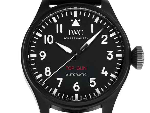  IWC Große Fliegeruhr Top Gun Big Pilot´s Watch 43 Top Gun Ref.IW329801 2024 Full Set Ungetragen 