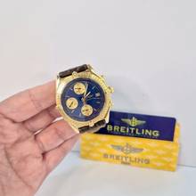 Thumbnail von Breitling Chronomat Yellow Gold Blue Dial 39mm Automático Completo