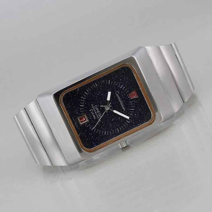  Omega Constellation Quartz Megaquartz Aventurine neues Uhrwerk </h1> 