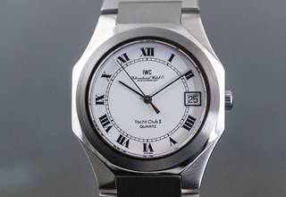 Thumbnail von IWC Yacht Club rare Jumbo Yacht Club II | 3012 | white dial | Gerald Genta | Steel </h1>