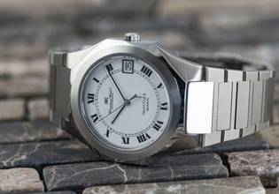 Thumbnail von IWC Yacht Club rare Jumbo Yacht Club II | 3012 | white dial | Gerald Genta | Steel </h1>