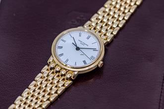 Thumbnail von Patek Philippe Calatrava 3802/200 | Gold bracelet | Certificate 1990 | Yellowgold </h1>