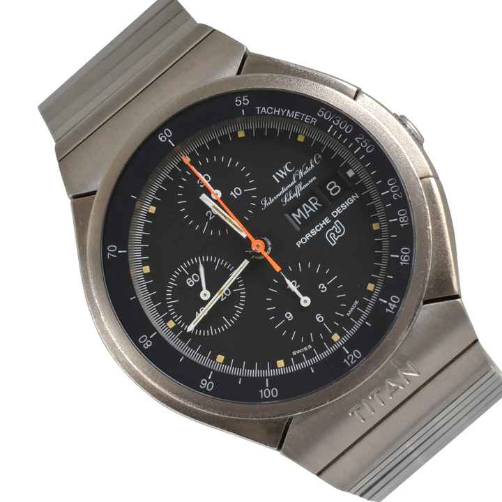  IWC Porsche Design IW3700 Chronograph Titanium Full Set 1982’s  
