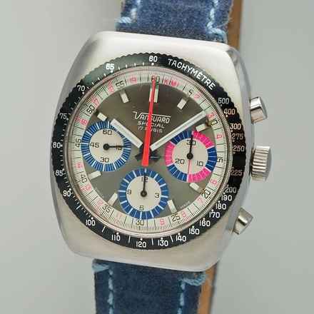  Roamer Vanguard Chronograph Vintage Valjoux 726 RARE  