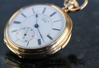 Thumbnail von A. Lange & Söhne antique Pocket Watch | Quarter Repeater | 18k yellow gold | caliber 43 </h1>