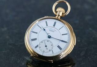 Thumbnail von A. Lange & Söhne antique Pocket Watch | Quarter Repeater | 18k yellow gold | caliber 43 </h1>