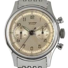 Thumbnail von Tissot Chronograph vintage Ivory bicolour dial 1945’s </h1>