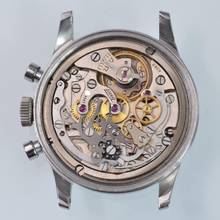 Thumbnail von Tissot Chronograph vintage Ivory bicolour dial 1945’s </h1>