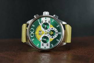 Thumbnail von Alexander Shorokhoff Big Date Chrono optional in gelb Limitiert 30 Stück