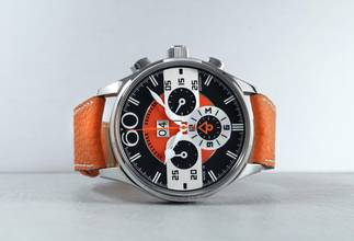 Thumbnail von Alexander Shorokhoff Big Date Chrono optional in gelb Limitiert 30 Stück