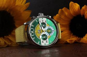 Thumbnail von Alexander Shorokhoff Big Date Chrono optional in gelb Limitiert 30 Stück