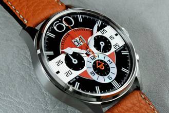 Thumbnail von Alexander Shorokhoff Big Date Chrono optional in gelb Limitiert 30 Stück