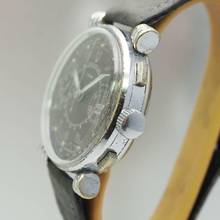 Thumbnail von Dogma Chronograph Vintage um 1940 Schaltrad Chronograph RARE LUGS