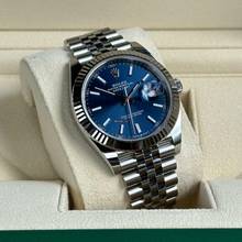 Thumbnail von Rolex Datejust 41 126334 Eu 2024 ungetragen unworn blau blue </h1>