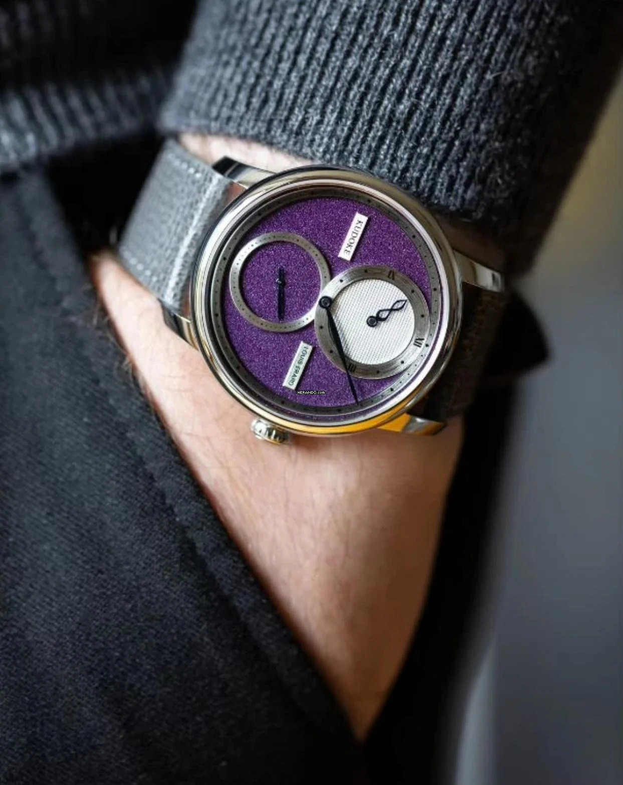 Thumbnail von Louis Erard LE RÉGULATEUR LOUIS ERARD X KUDOKE optional in 3 colors limited