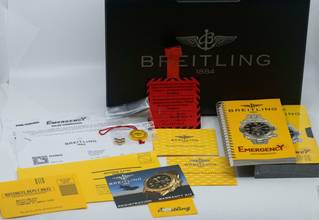 Thumbnail von Breitling Emergency K56121.1 | Yellowgold | Collectors Full Set