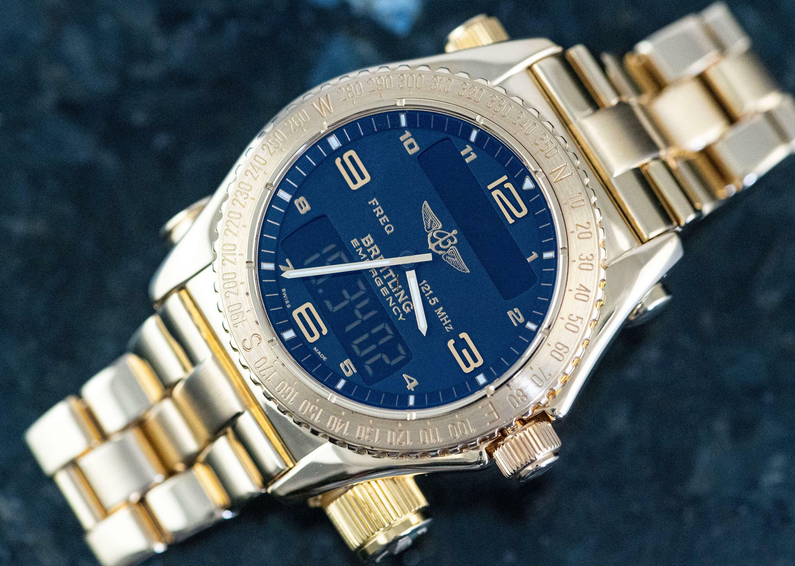  Breitling Emergency K56121.1 | Yellowgold | Collectors Full Set 