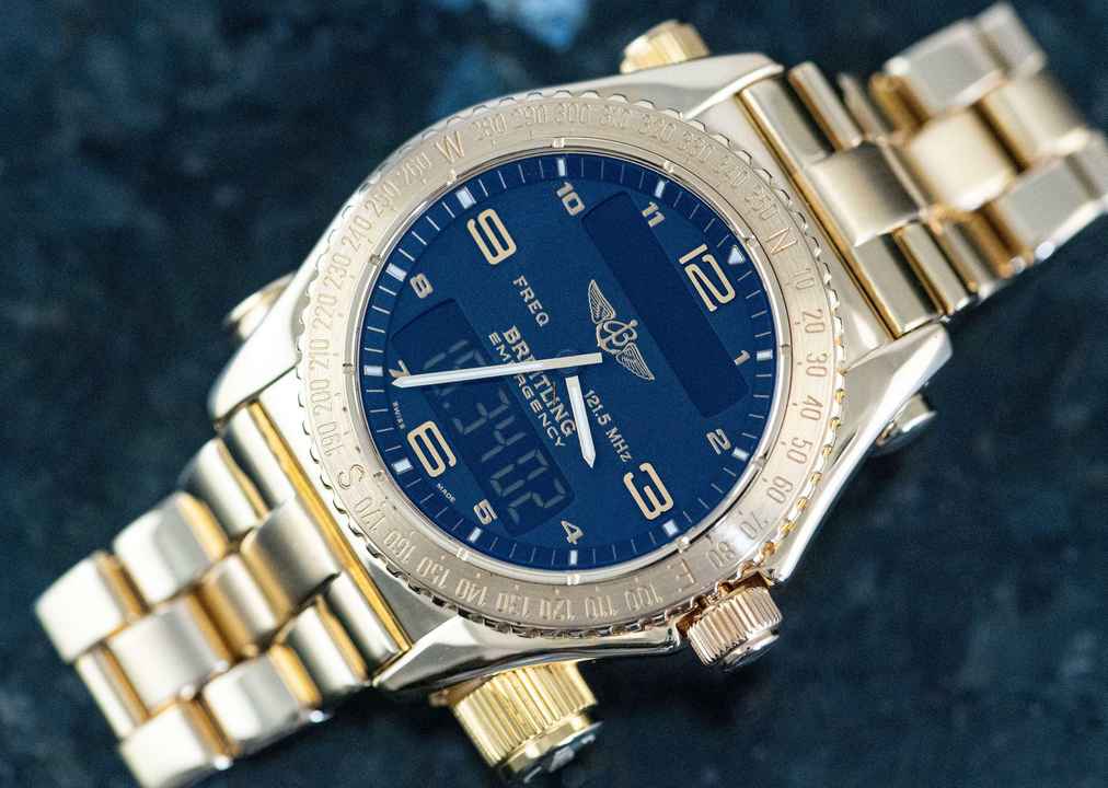 Breitling Emergency K56121.1 | Yellowgold | Collectors Full Set 
