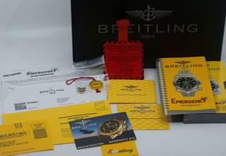 Thumbnail von Breitling Emergency K56121.1 | Yellowgold | Collectors Full Set
