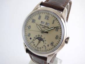 Thumbnail von Patek Philippe Perpetual Calendar Whitegold Mint </h1>