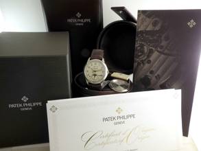 Thumbnail von Patek Philippe Perpetual Calendar Whitegold Mint </h1>
