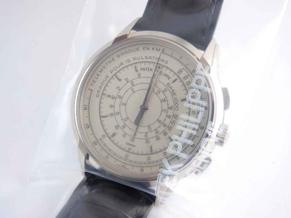  Patek Philippe Chronograph 175th Anniversary Whitegold Multi-Scale Chronograph </h1> 