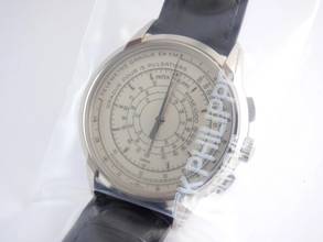 Thumbnail von Patek Philippe Chronograph 175th Anniversary Whitegold Multi-Scale Chronograph </h1>
