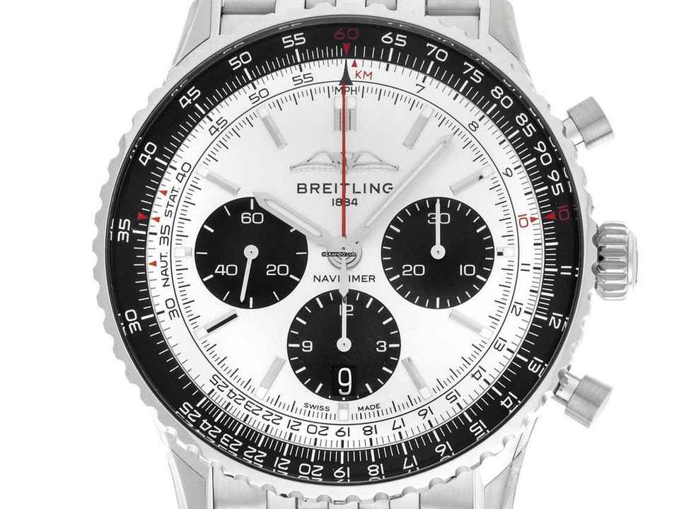  Breitling Navitimer 1 B01 Chronograph Ref.AB0138241G1A1 2024 Full Set Ungetragen 