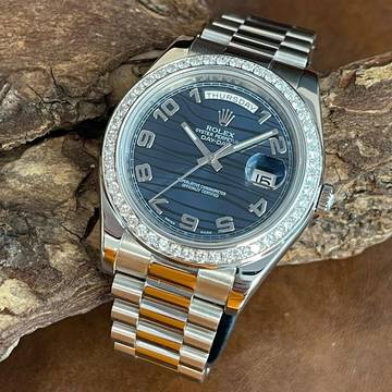  Rolex Day-Date II Day-Date II Weißgold - Ref. 218239 - FULL SET 2014 </h1> 