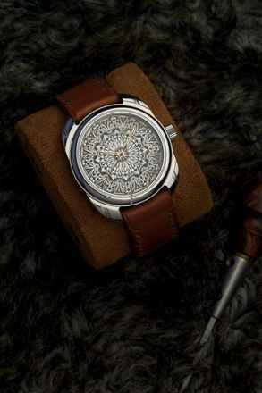  RBaptiste Vicomte No.5 handcrafted Brush Finishing with Gold inlay 2 different design 