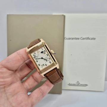  Jaeger-LeCoultre Reverso Septantieme Ouro Rosé Edição Limitada Corda Completo 