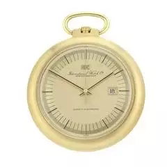 Thumbnail von IWC Pocket Watch Taschenuhr Quartz Electronic Ref.3001 BJ.1970 </h1>