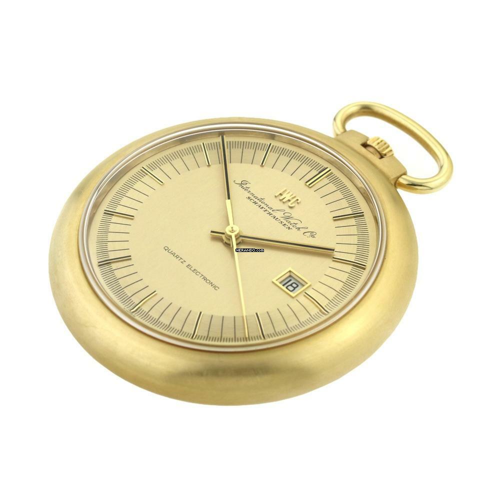 Thumbnail von IWC Pocket Watch Taschenuhr Quartz Electronic Ref.3001 BJ.1970 </h1>