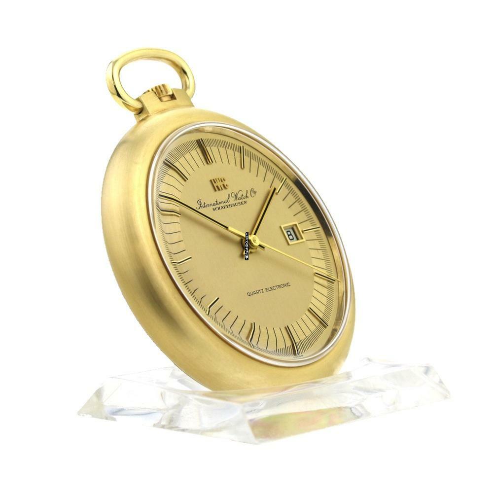 Thumbnail von IWC Pocket Watch Taschenuhr Quartz Electronic Ref.3001 BJ.1970 </h1>